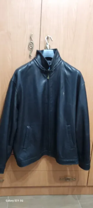 Chaqueta de cuero Polo Ralph Lauren Talla XL