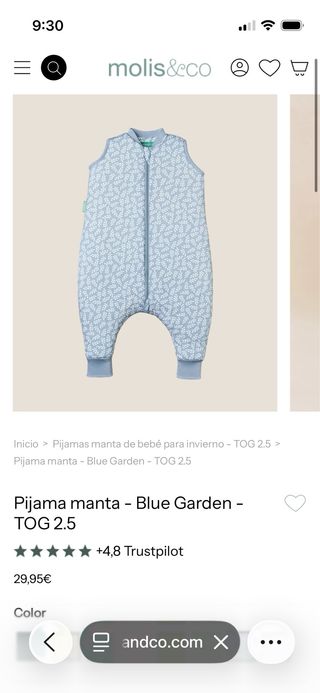 Saco de dormir para bebé con estampado