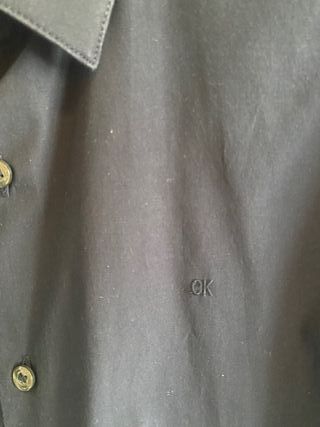 Camisa Calvin Klein Jeans Azul Slim Fit