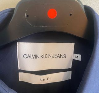 Camisa Calvin Klein Jeans Azul Slim Fit