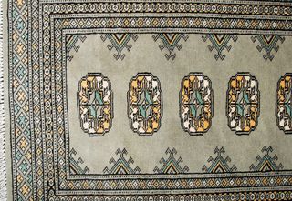 Tappeto Passatoia Cashmere Beige/Rosso 178x62