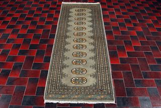 Tappeto Passatoia Cashmere Beige/Rosso 178x62