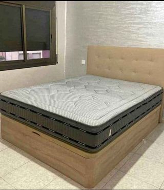 Cama de Almacenaje con Colchón Ergonómic.
