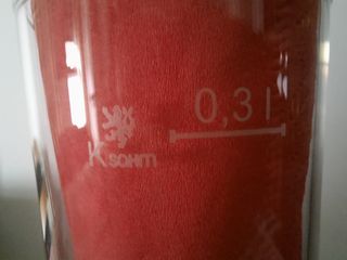 Bicchiere di birra ceca KRUSOVICE. Da collezione.