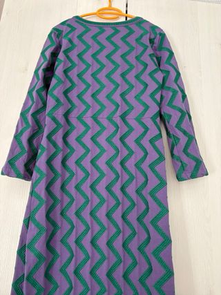 Vestido largo Michonet zig-zag