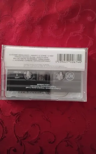 Cassetta RCA Luca Carboni Intanto Dustin Hoffman