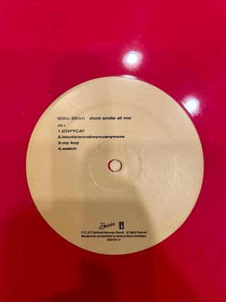 Billie Eilish Don't Smile At Me (Vinilo Edicion R)
