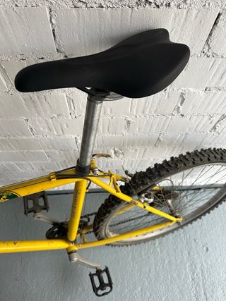 Bicicleta amarilla económica