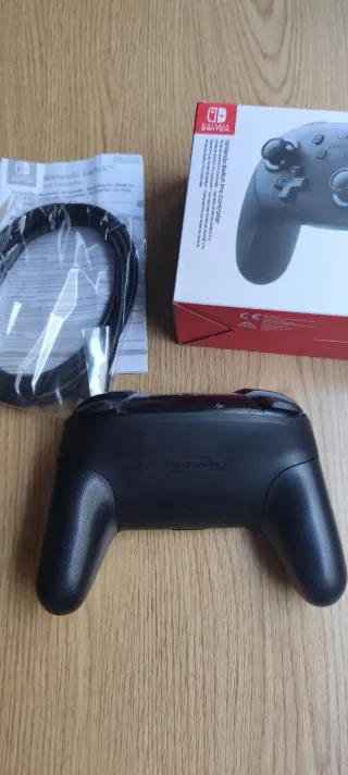 Mando Pro Negro parra Nintendo Switch 1 y 2 Nuevo