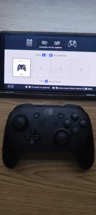 Mando Pro Negro parra Nintendo Switch 1 y 2 Nuevo