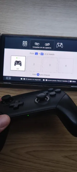 Mando Pro Negro parra Nintendo Switch 1 y 2 Nuevo