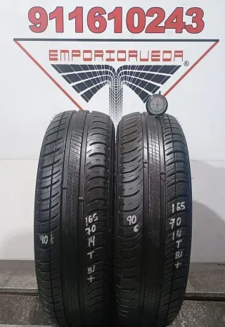 165 70 14 T MICHELIN RUEDA AL 90% VIDA UTIL