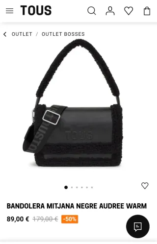 Bolso Tous Audree Warm Negro