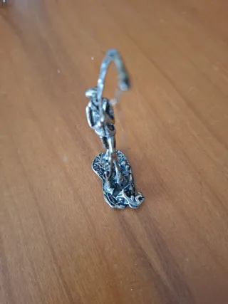 Figura pescador metal