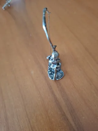 Figura pescador metal