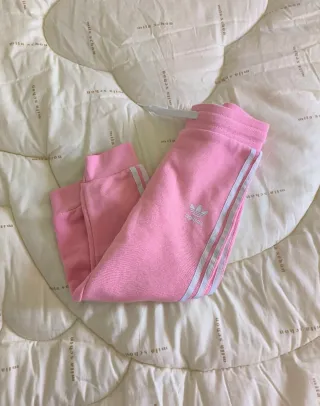 Pantaloni tuta Adidas bambina rosa 2-3 anni