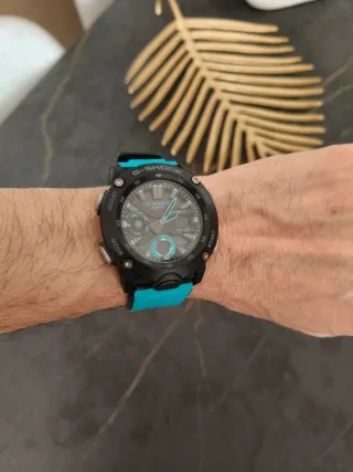 Reloj G-Shock Negro y Turquesa