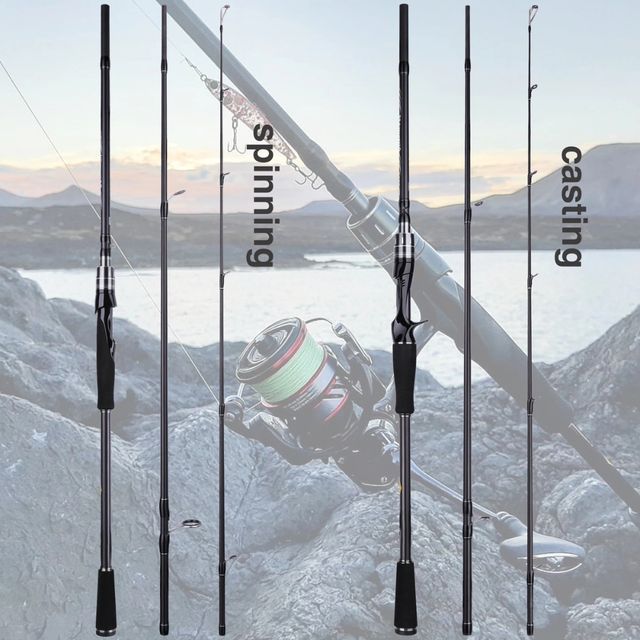 Caña Señuelos Carbono 30T Spinning