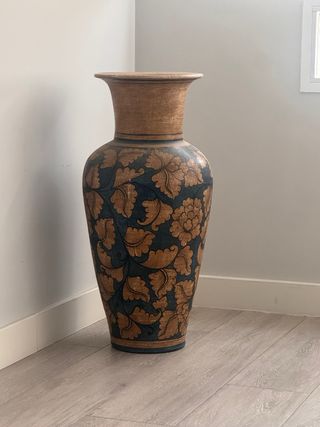 Jarrón grande decorativo floral