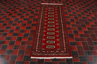 Tappeto Passatoia Rosso Cashmere 173x59