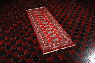 Tappeto Passatoia Rosso Cashmere 173x59