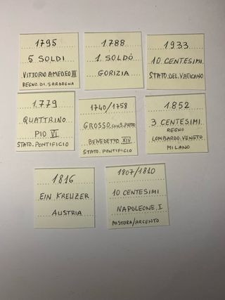 Lotto 8 monete antiche