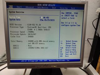 PC ASUS Vento Intel DualCore Retro Gaming