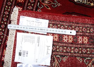 Tappeto Passatoia Cashmere Rosso 170x61