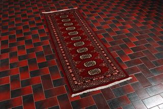 Tappeto Passatoia Cashmere Rosso 170x61