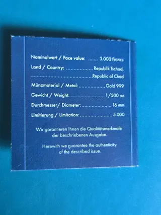 Moneda Oro 24K Hoja de Arce