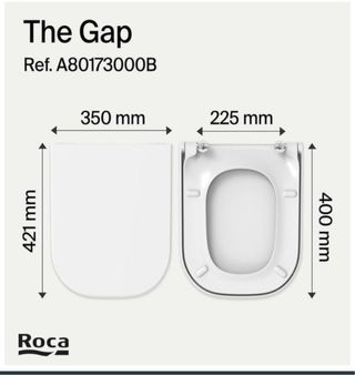 Tapa y Asiento para Inodoro Roca The Gap