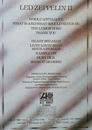 Led Zeppelin II Vinil LP Portugal