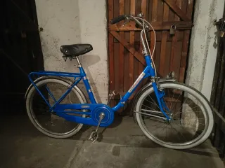 Bicicletta Graziella pieghevole blu