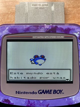 Cartuccia del gioco Pokemon Plata per Game Boy di Nintendo