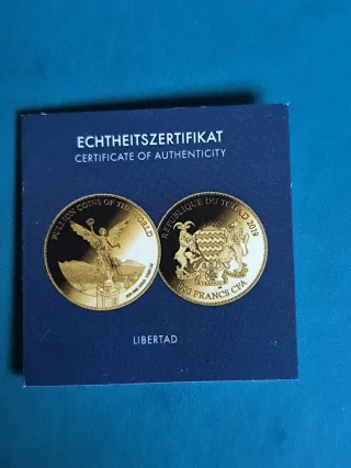 Moneda de Oro 24 Quilates