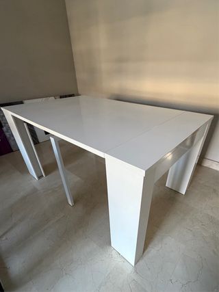 Tavolo da pranzo allungabile bianco
