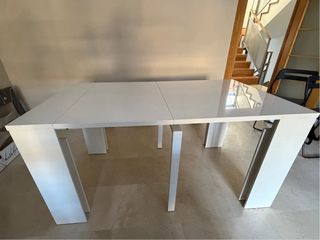 Tavolo da pranzo allungabile bianco