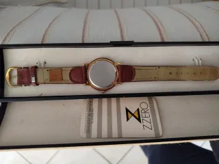 Orologio ZZERO da polso marrone e oro