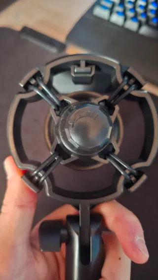 Microfono Gaming LED Verde