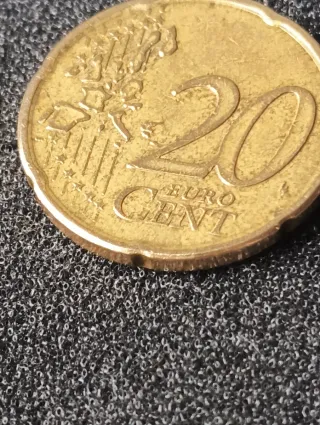 Moneda 20 céntimos Eire 2002