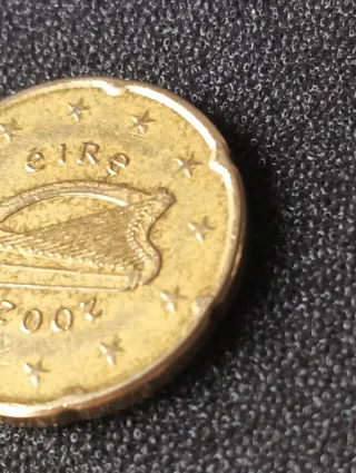 Moneda 20 céntimos Eire 2002