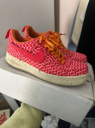 Nike Air Force 1 Rojo y Naranja