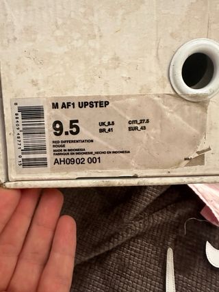 Nike Air Force 1 Rojo y Naranja