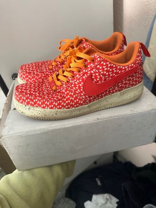 Nike Air Force 1 Rojo y Naranja