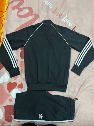 Tuta Adidas nera uomo/donna