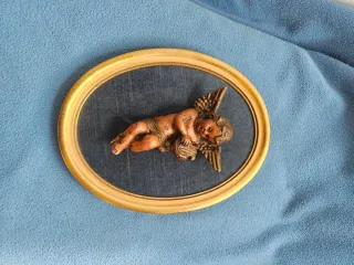 Coppia di angeli dorati