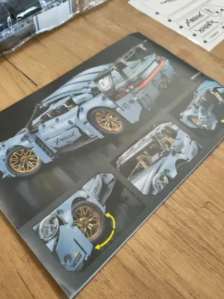Porche 973 pezzi sigillati con istruzioni+ adesivi