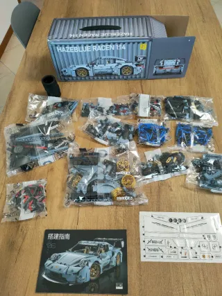Porche 973 pezzi sigillati con istruzioni+ adesivi