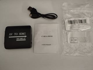 Adaptador RCA AV a HDMI Nuevo Wii PS2 DVD TDT 1080