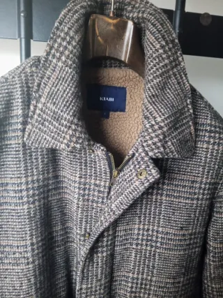 Giacca Lana Kiabi Beige/Marrone